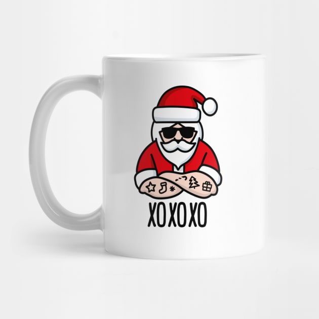 xoxoxo xoxo ho ho ho Hugs and Kisses Santa Claus ugly Christmas by LaundryFactory